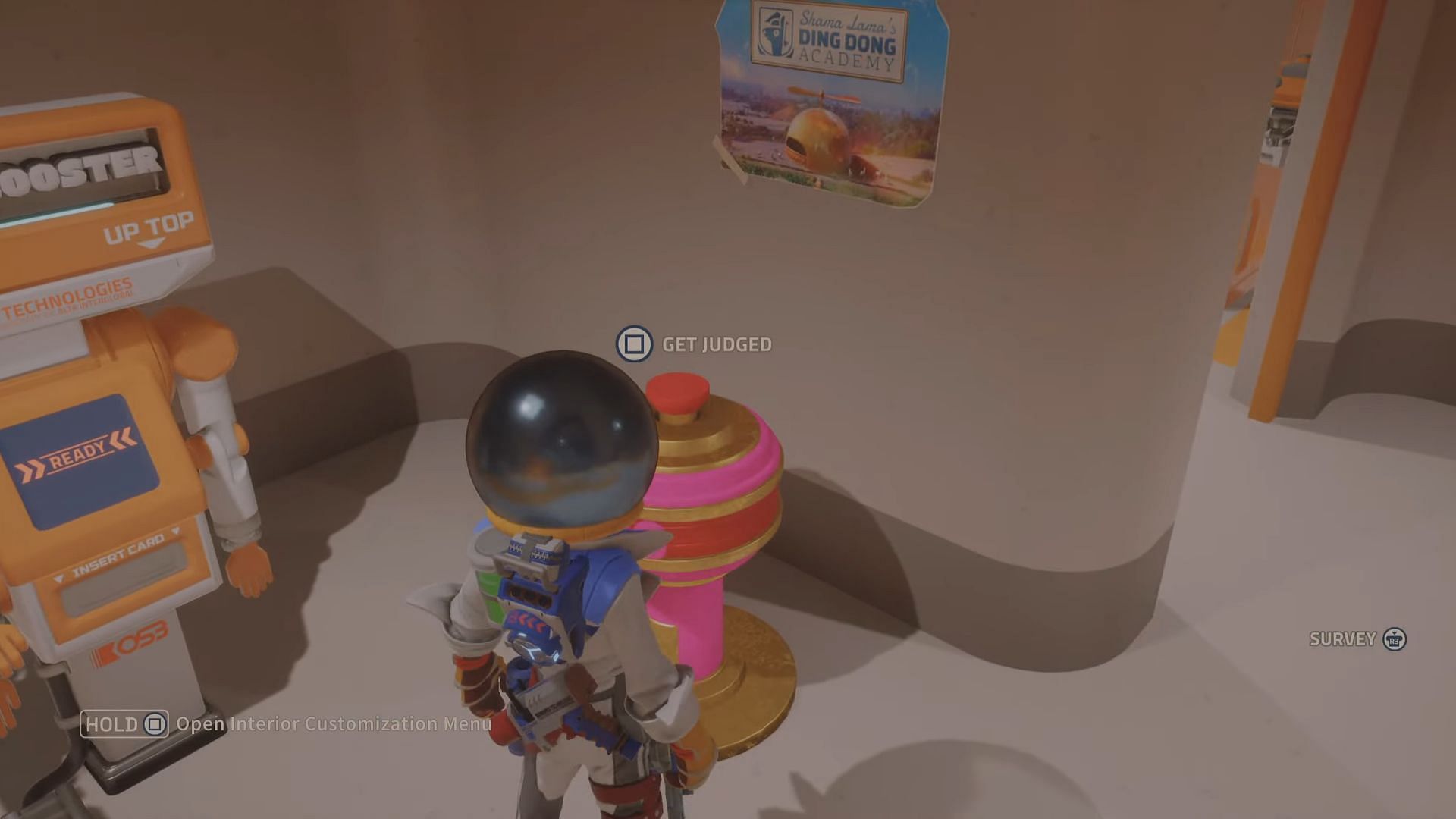 Smash the button once you are ready (Image via Raccoon Logic Studios // YouTube@Low-key Lyesmith)